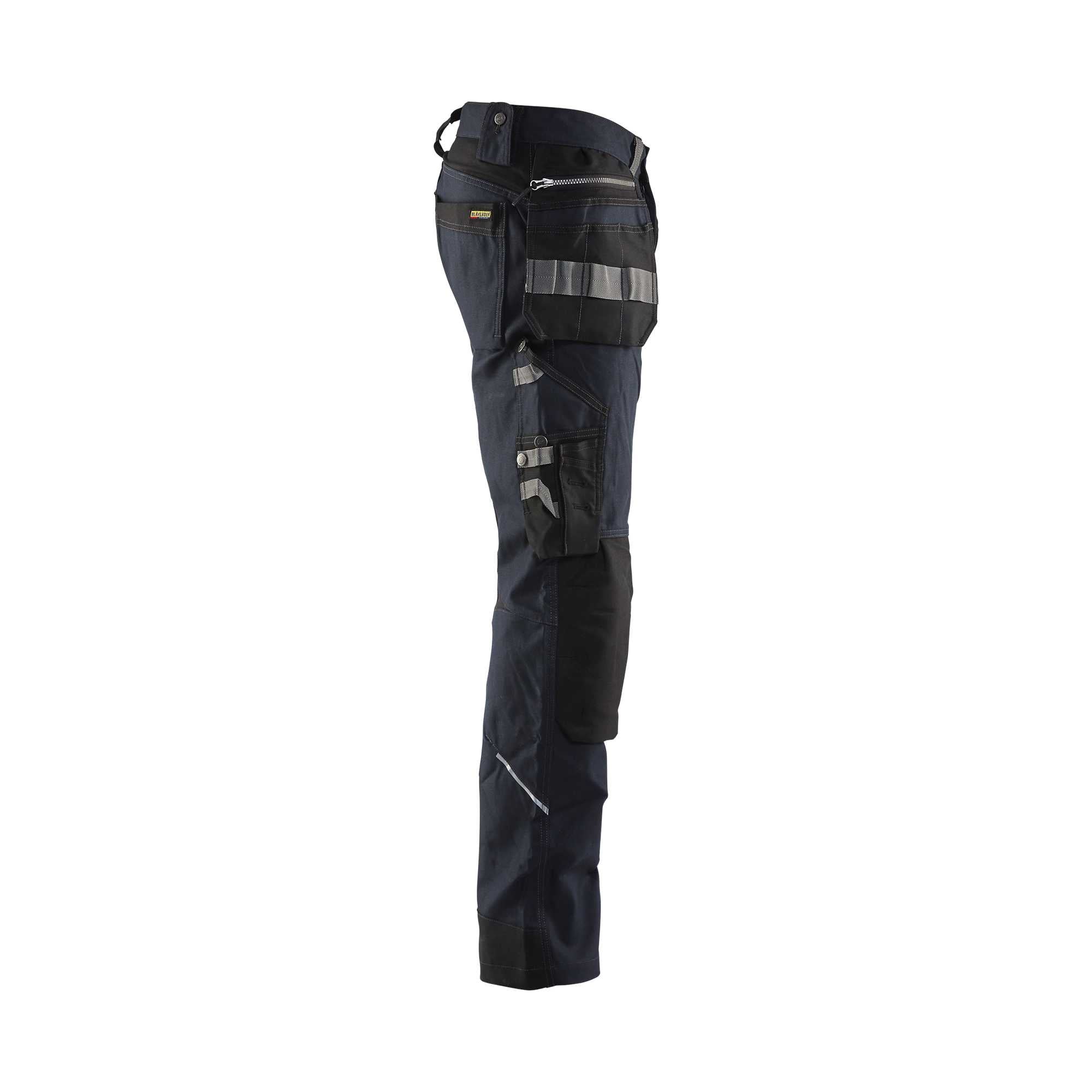 BLAKLADER 15901343 | Craftsman Trousers with stretch Work Trousers Men - canvas fabric